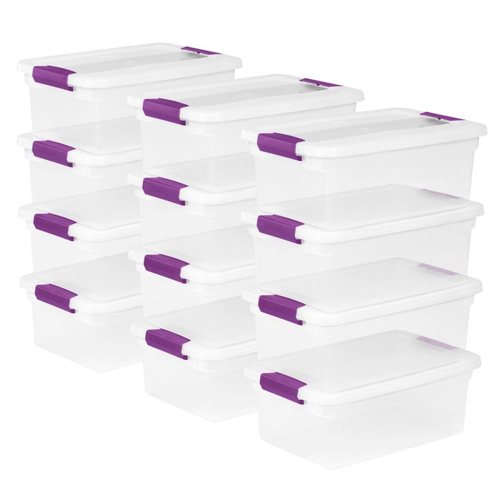 Sterilite 15 Quart ClearView Latch Box, 12-pack | Costco