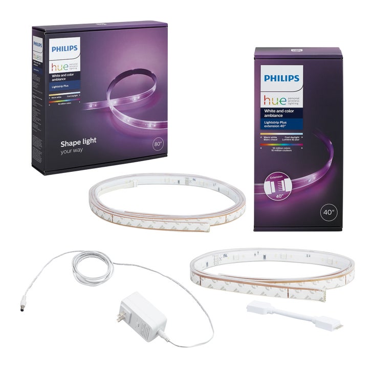 Philips Hue White and Color Light Strip Plus Extension | Costco Philips Hue White and Color Light Strip Plus Extension | Costco