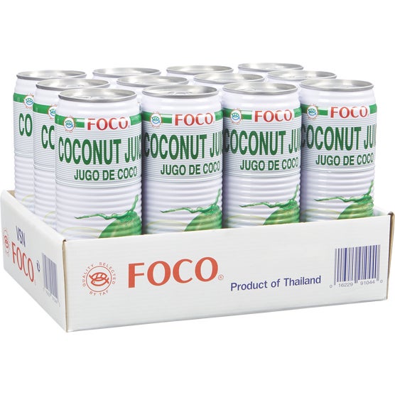 Foco Coconut Juice, 17.6 oz, 12 ct | Costco
