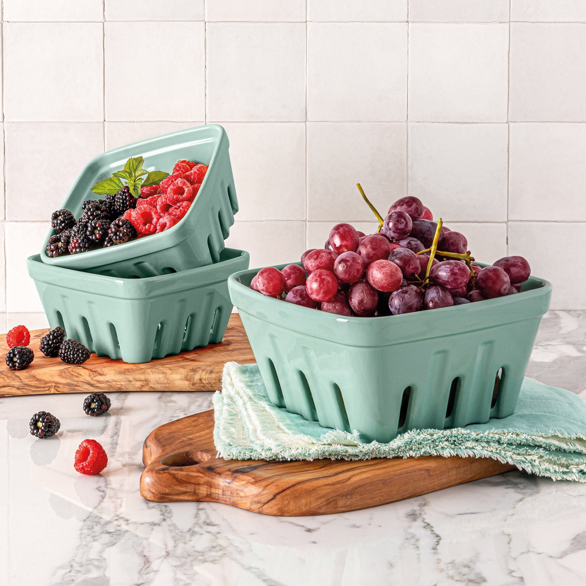 over&back 3-piece Multipurpose Berry Baskets | Costco