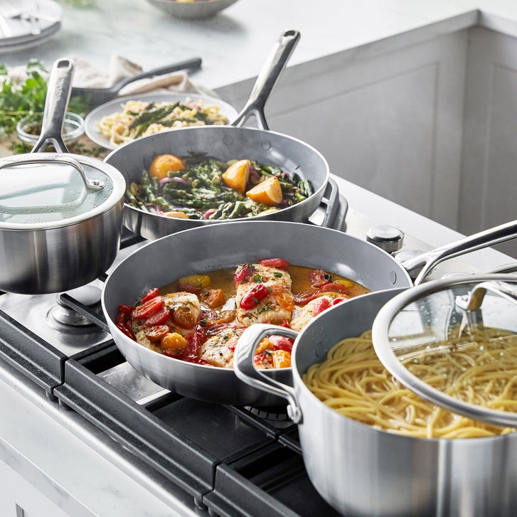 GreenPan GP3 Stainless Steel 11-piece Bundle | Costco