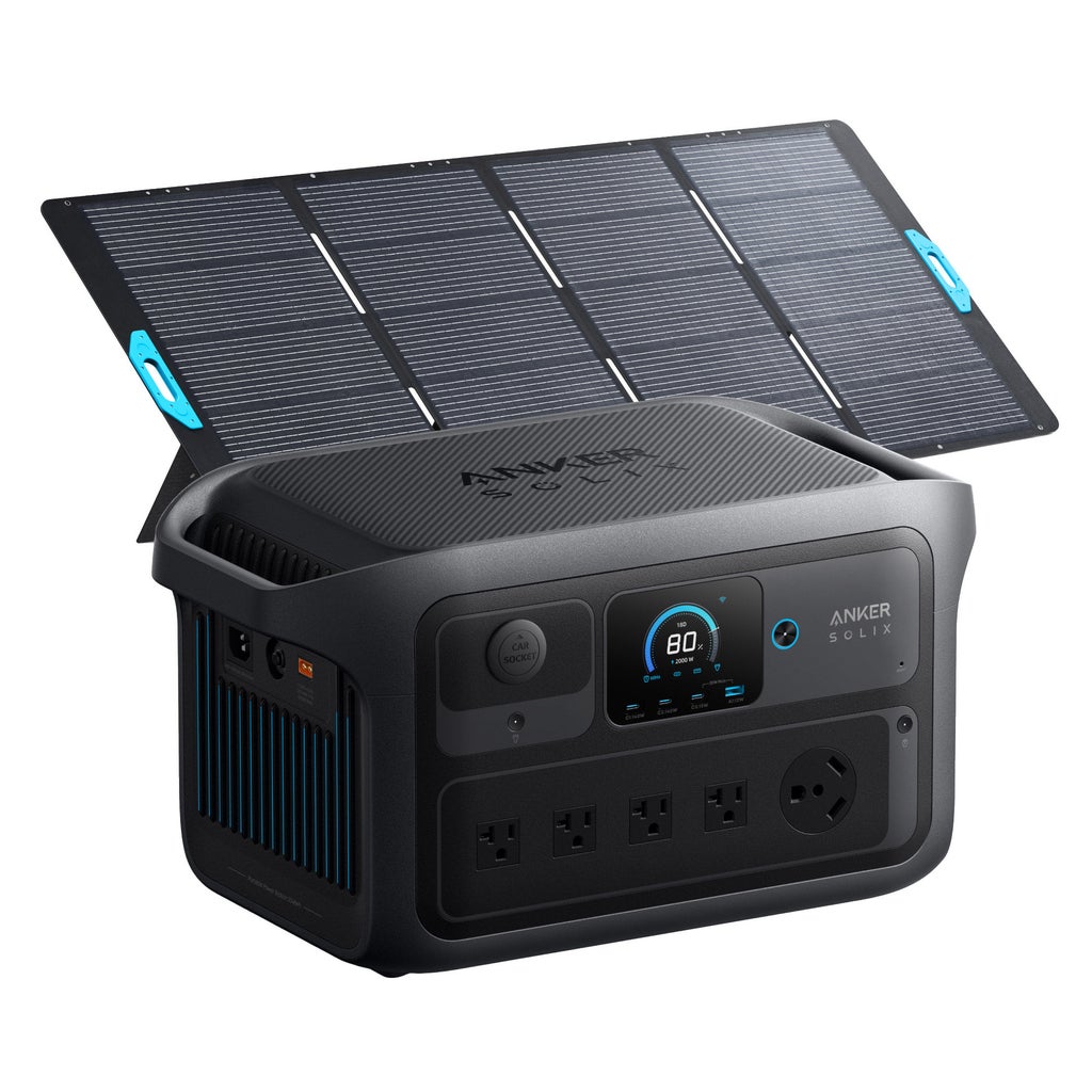 Anker SOLIX C2000X Gen 2 Portable Power Station with 400W Solar