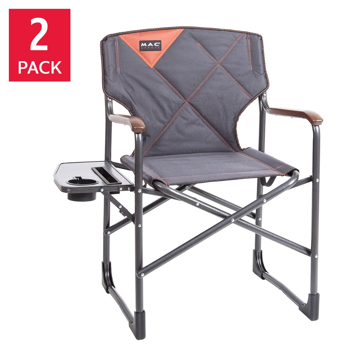 Mac Sports Folding Director Camping Chair, 2-Pack | Costco