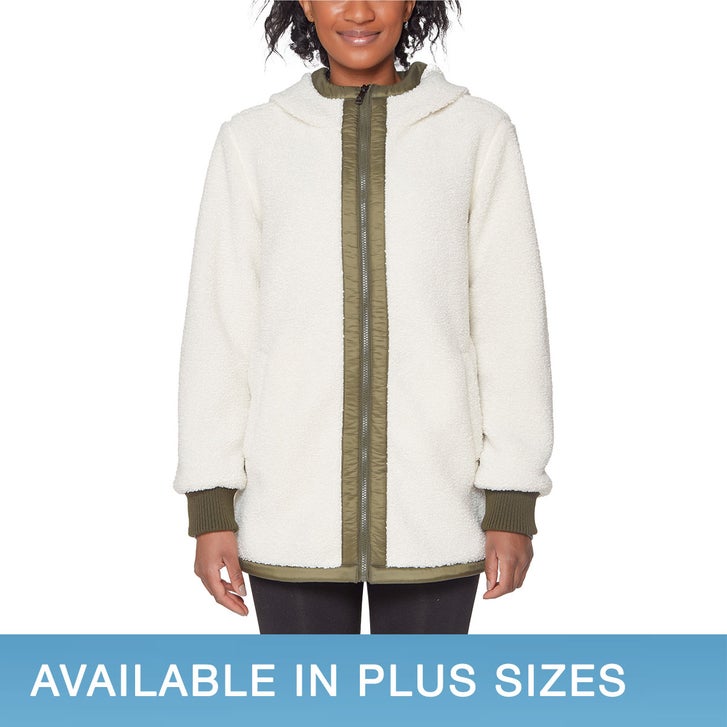 1 Madison Ladies' Fuzzy Jacket | Costco