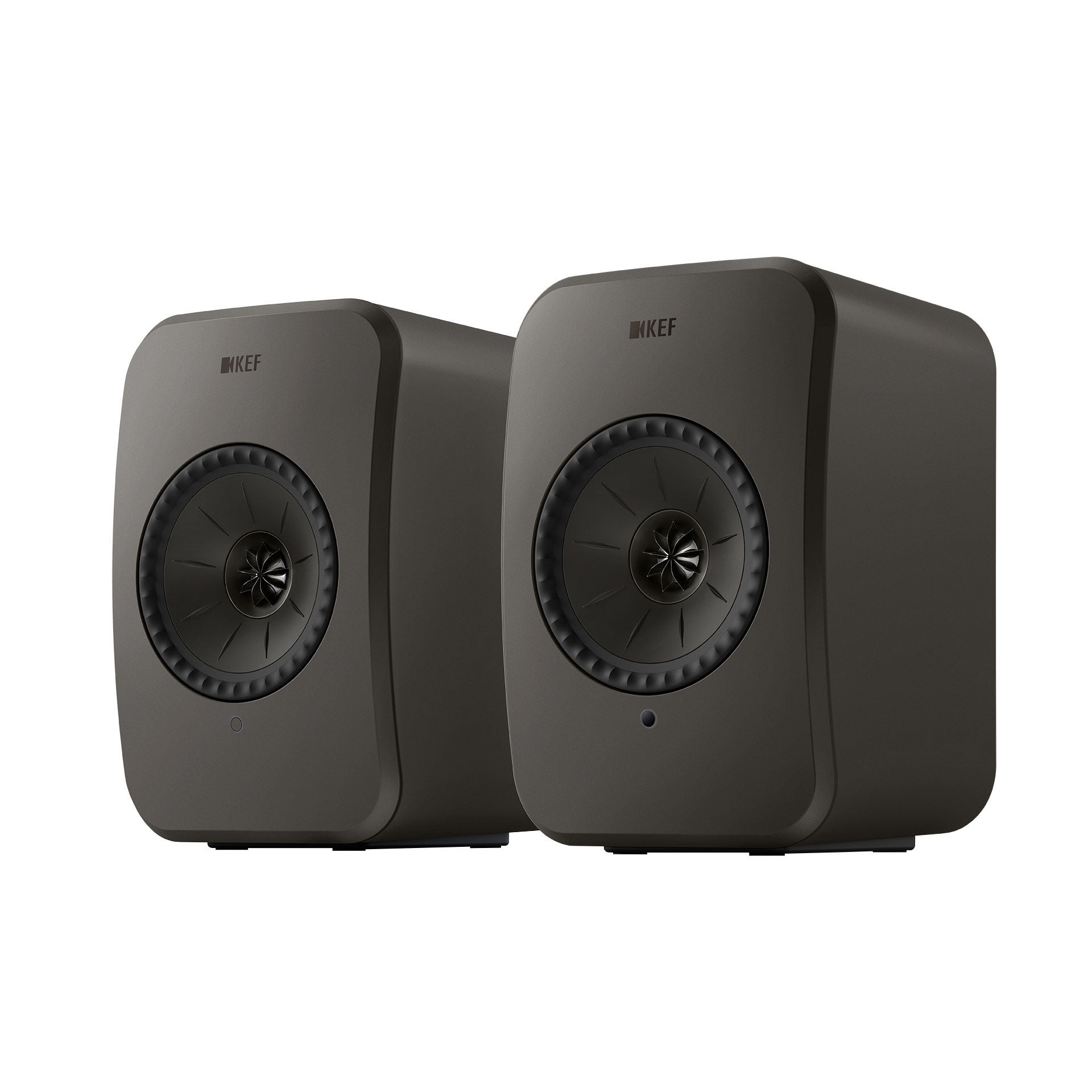 KEF LSX II LT Wireless Bookshelf Speaker Pair, Gray