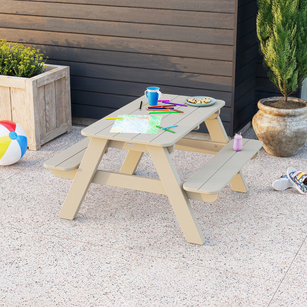 POLYWOOD Long Beach Kids Picnic Table | Costco
