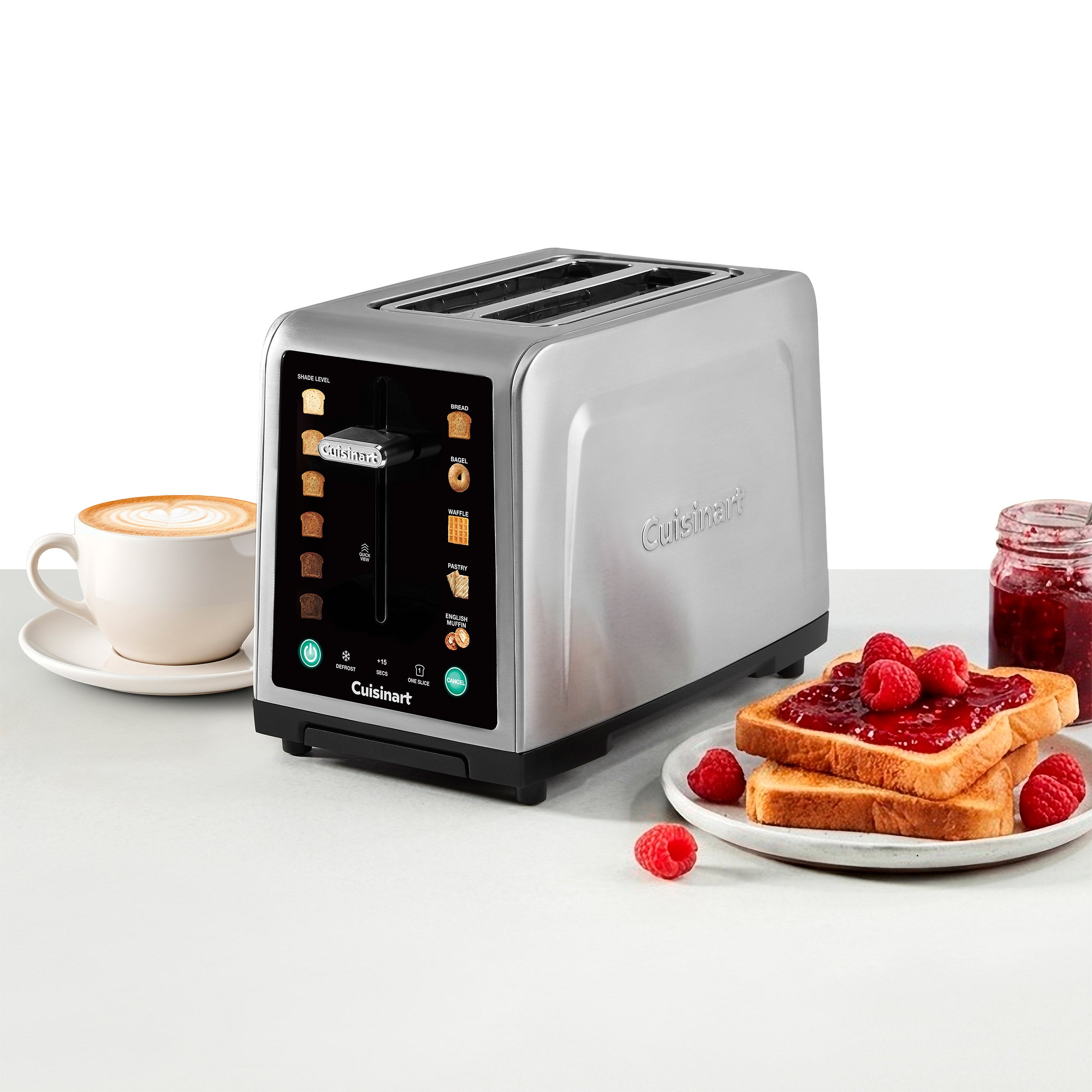 Cuisinart SimpliTouch XL Color Touchscreen 2-Slice Toaster