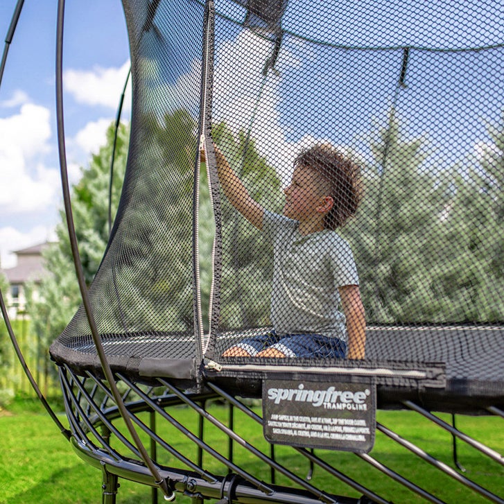 Springfree 11' x 13' Jumbo Rectangle Trampoline Bundle | Costco