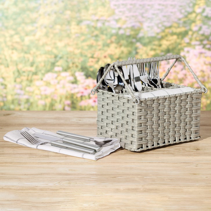 Oneida 24-piece Flatware Set with Caddy | Costco