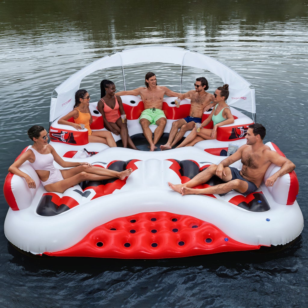 Patong rouge Ballon de plage en PVC (ø 40 cm