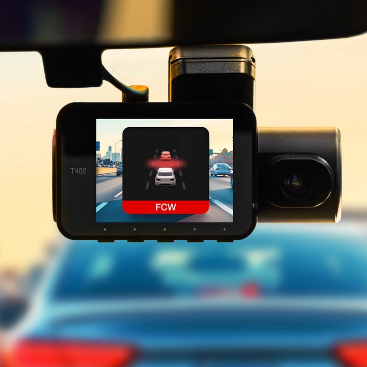 Type S T402 Dual View 4K Dashcam with Enhanced AI Driver