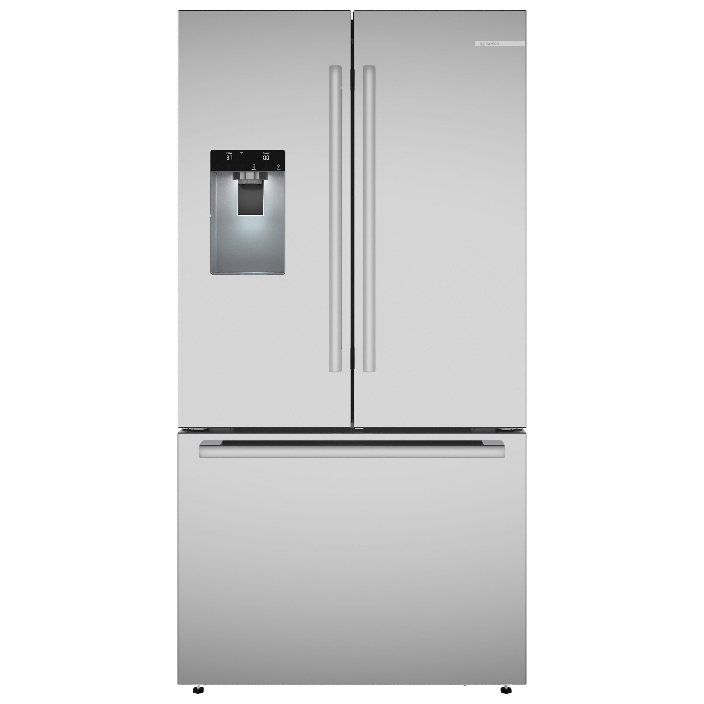 HD60S＋ Bosch 500 Series 26 cu. ft. Standard-Depth French 3-Door Bottom