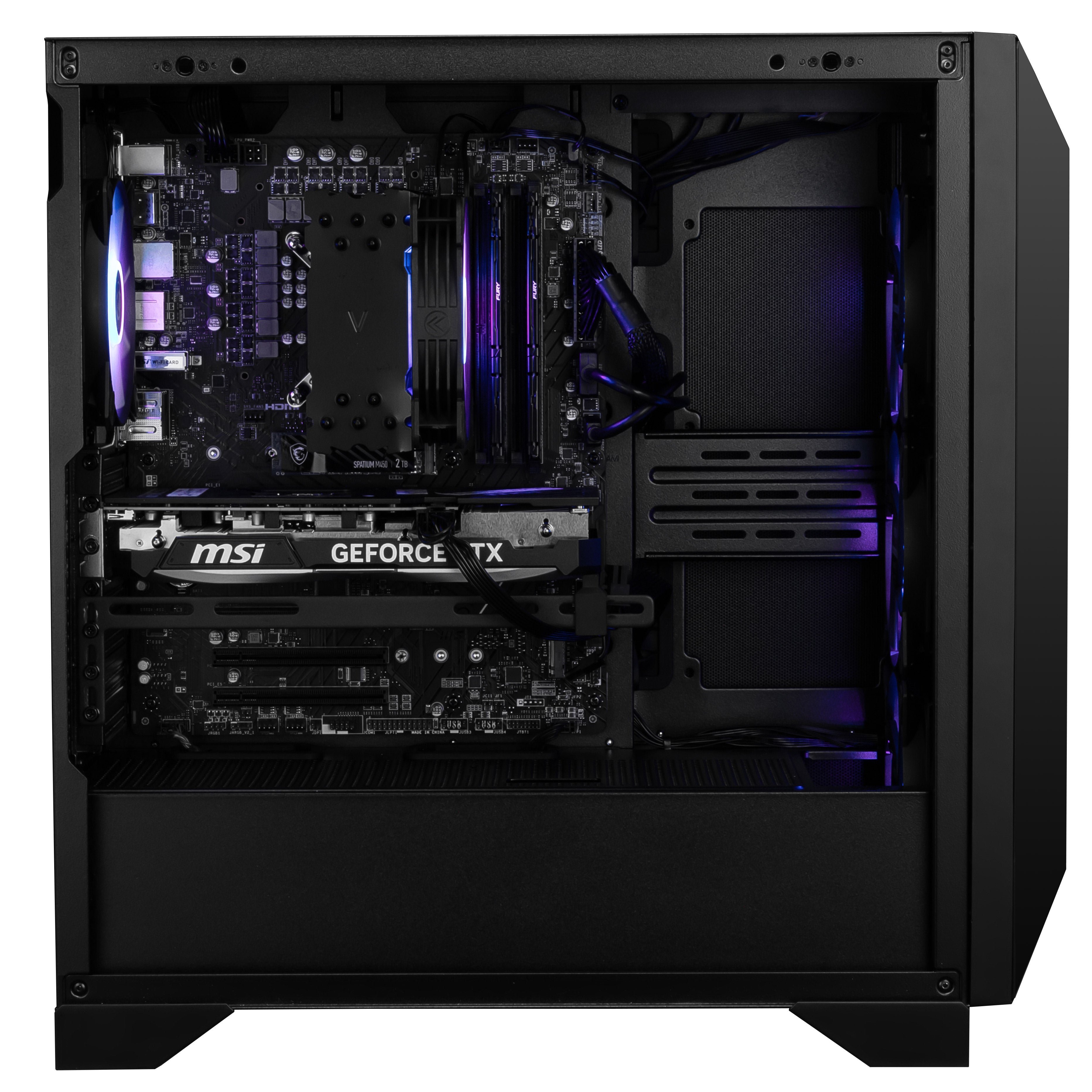 ゲーミングPC SSD512GB+HDD2TB MSI Aegis Z2 Gaming Desktop, AMD Ryzen 7 8700F - 32GB RAM, 1TB SSD