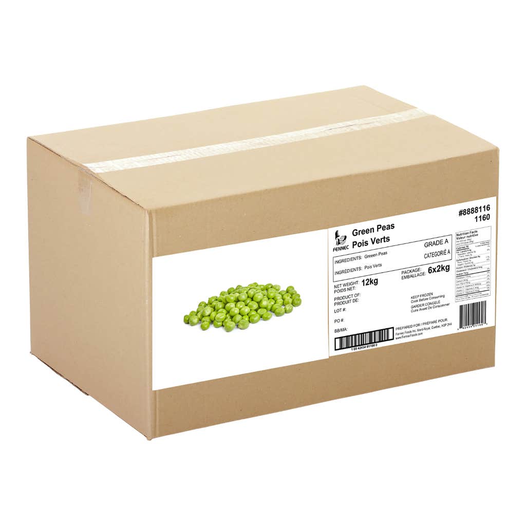 Fennec Foods frozen green peas