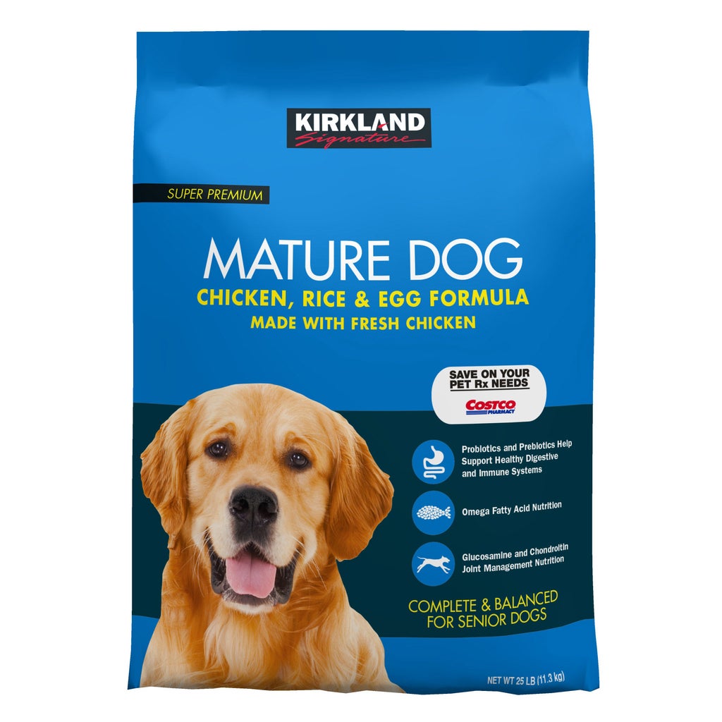 Kirkland Signature Mature Formula Chicken, Rice & Egg Dry Dog Food