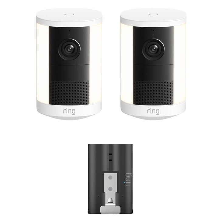 Ring Spotlight Cam (2nd Gen), Battery 2-pack plus Quick Release