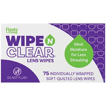Flents Wipe ’N Clear Lens Wipes