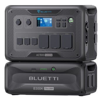 BLUETTI AC500 Portable Power Station with B300K Expansion Battery