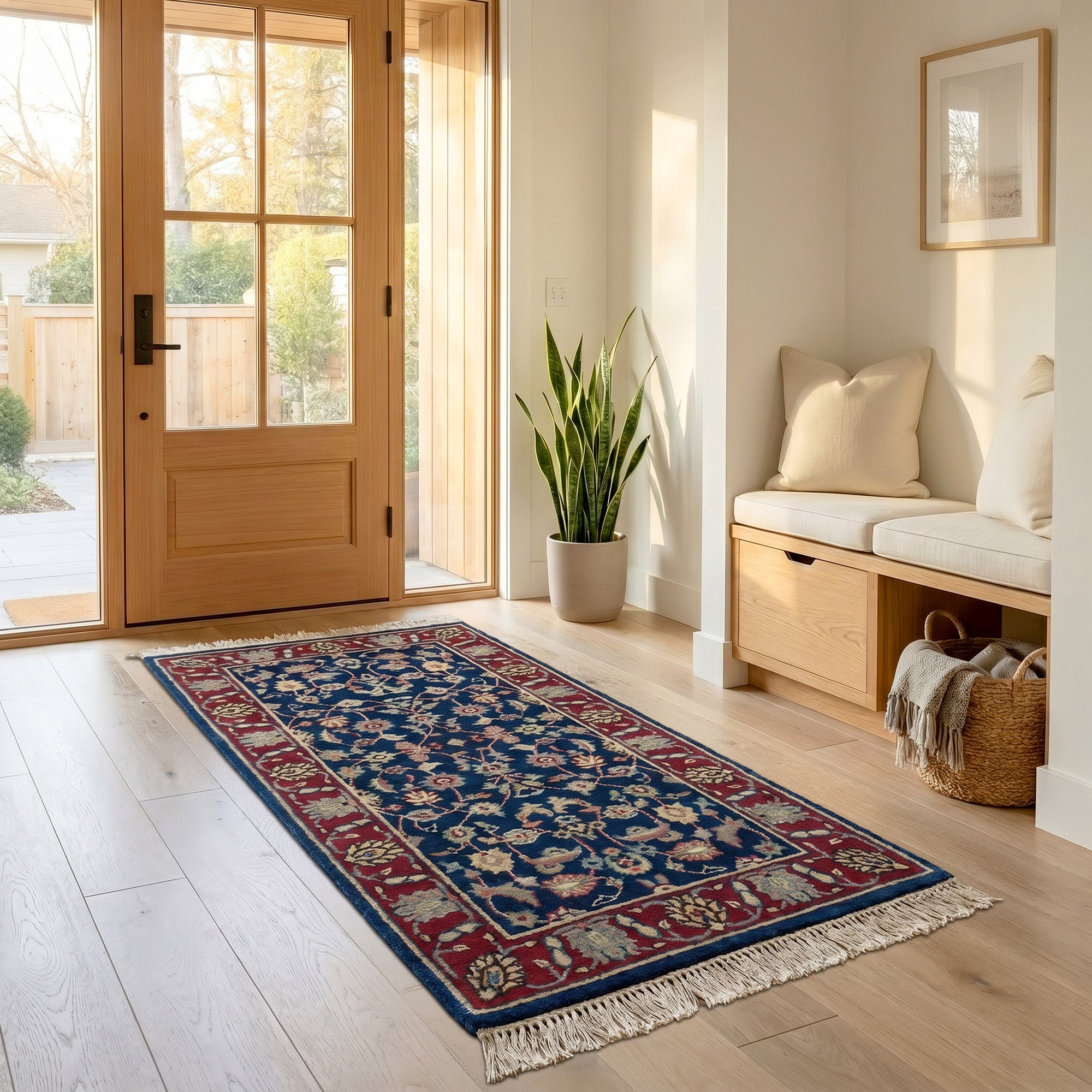 Montacute Hand Knotted Rug Collection, Brittney Navy