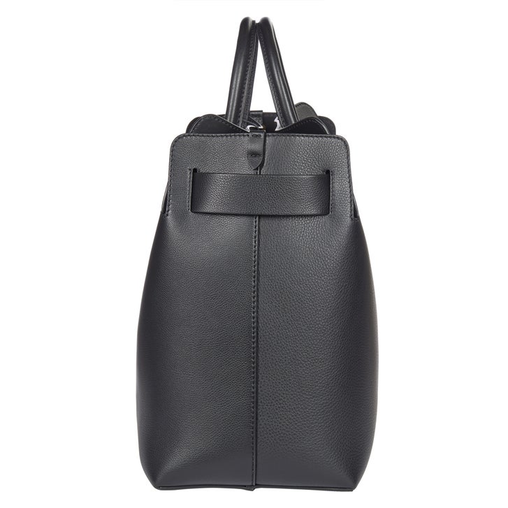 Burberry Large Leather Triple Stud Belt Bag, Black | Costco
