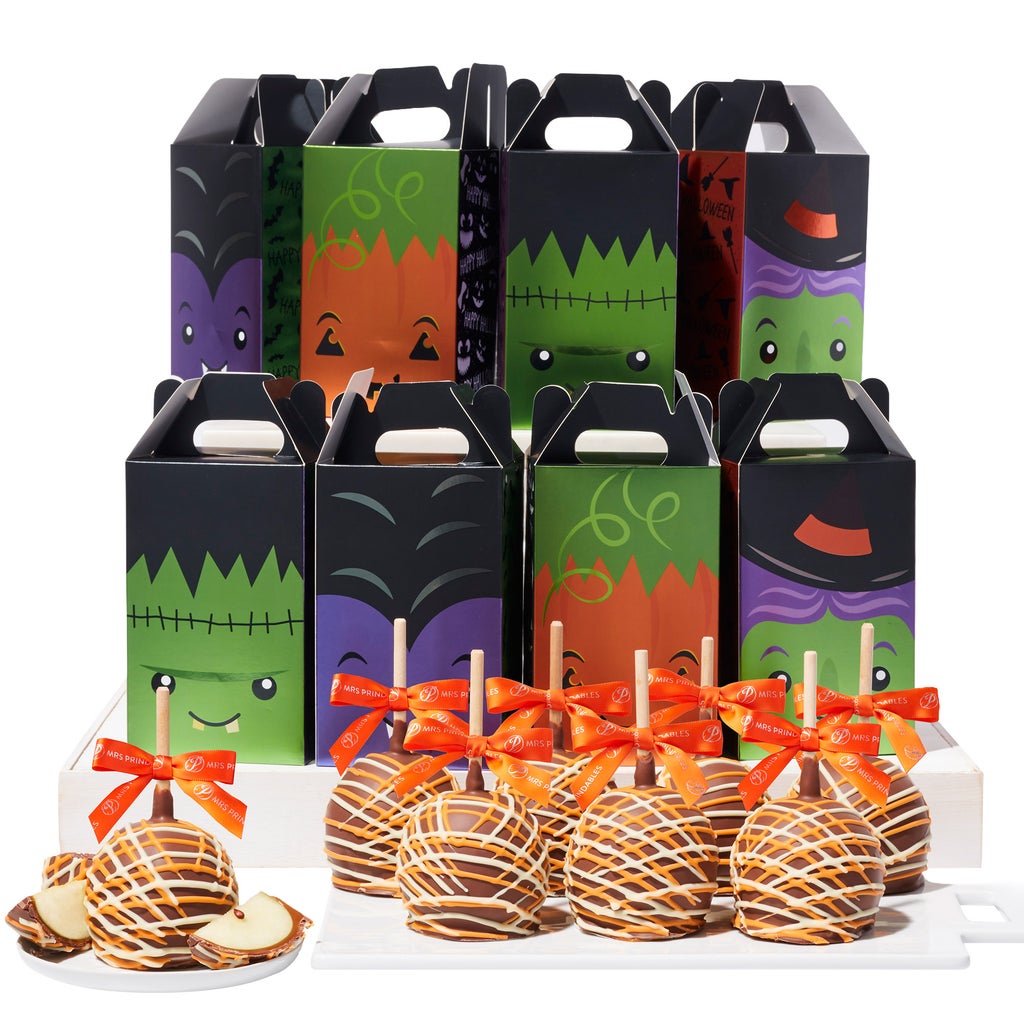 Mrs. Prindables Cool Ghouls Halloween Caramel Apple Gift Set, 8