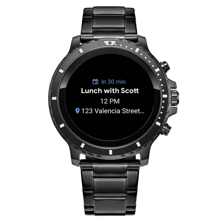 SEESEE　RC950PC SEE SEE BLACK Citizen CZ Smartwatch 46MM Grey IP Stainless Steel watch, Powered