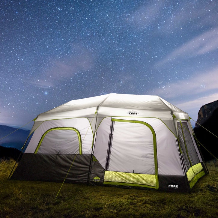 CORE 10-Person Lighted Instant Cabin Tent | Costco