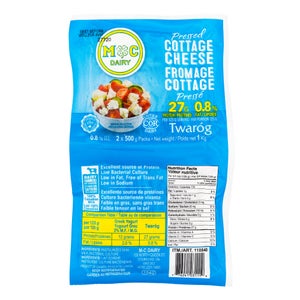 M-C Dairy Pressed Cottage Cheese, 2 x 500 g