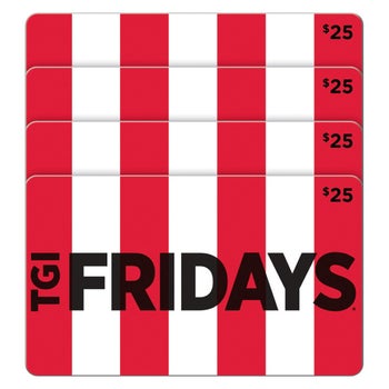 TGI Friday's Four $25 eGift Cards ($100 Value) for $80 + email delivery