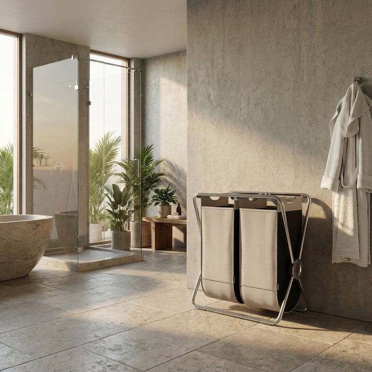 アソート462y Simplehuman X-Frame Double Laundry Hamper | Costco