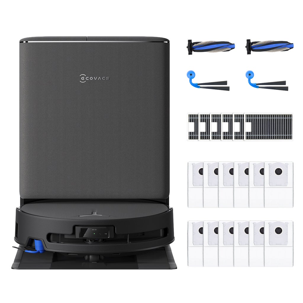 Ecovacs X9S Pro Omni Care Robot Vacuum with Instant Self-Washing Roller ...