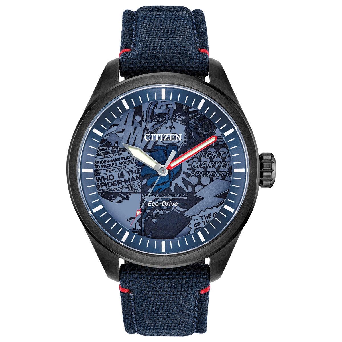 Citizen Marvel Heroes Eco-Drive Stainless Steel Men's Watch | Costco