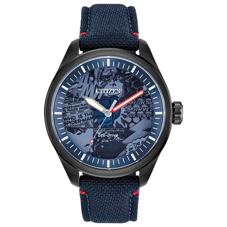 Citizen Marvel Heroes Eco-Drive Stainless Steel Men's Watch | Costco