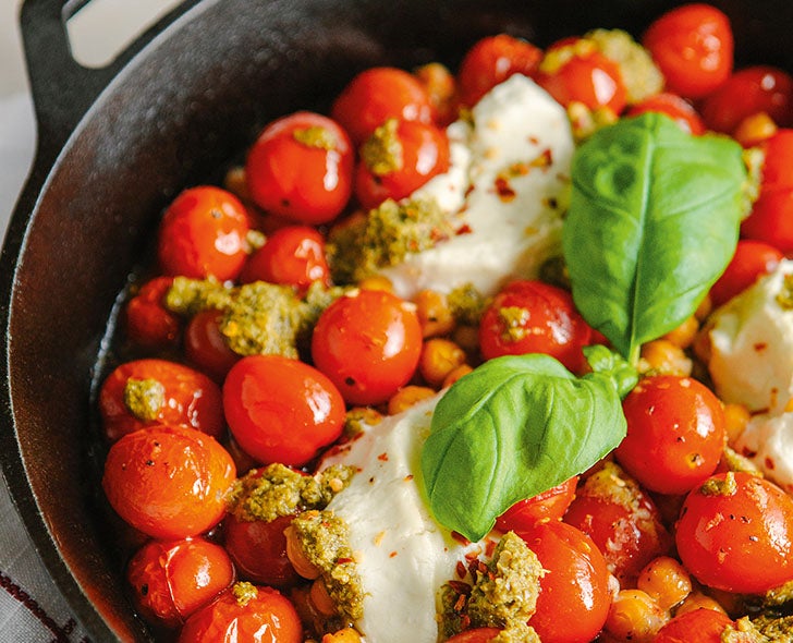 Roasted Caprese Skillet