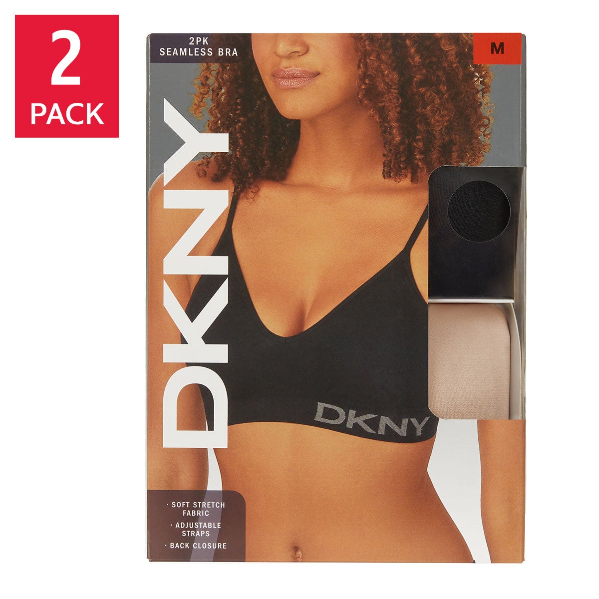 DKNY Women's Seamless Bra, 2-pack | Costco