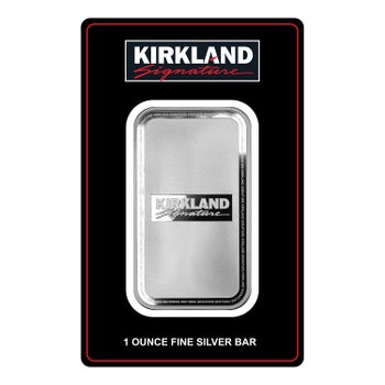 1 oz Kirkland Signature Silver Bar, 5-pack