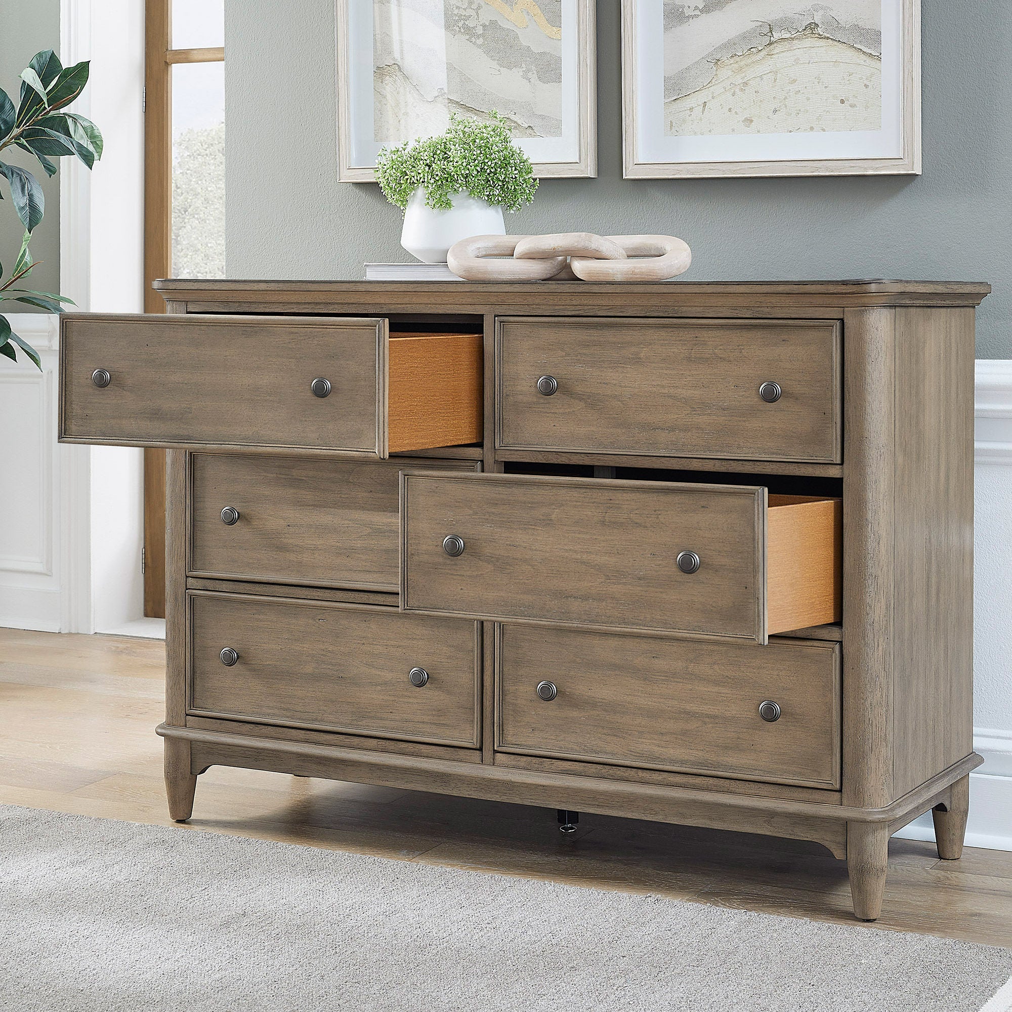 costco dresser Rose 6 Drawer Lovely Media #dresser only
