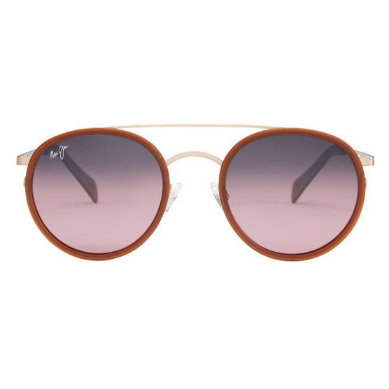 Maui Jim Even Keel RS534-16R Rose Gold Coconut Matte Brown