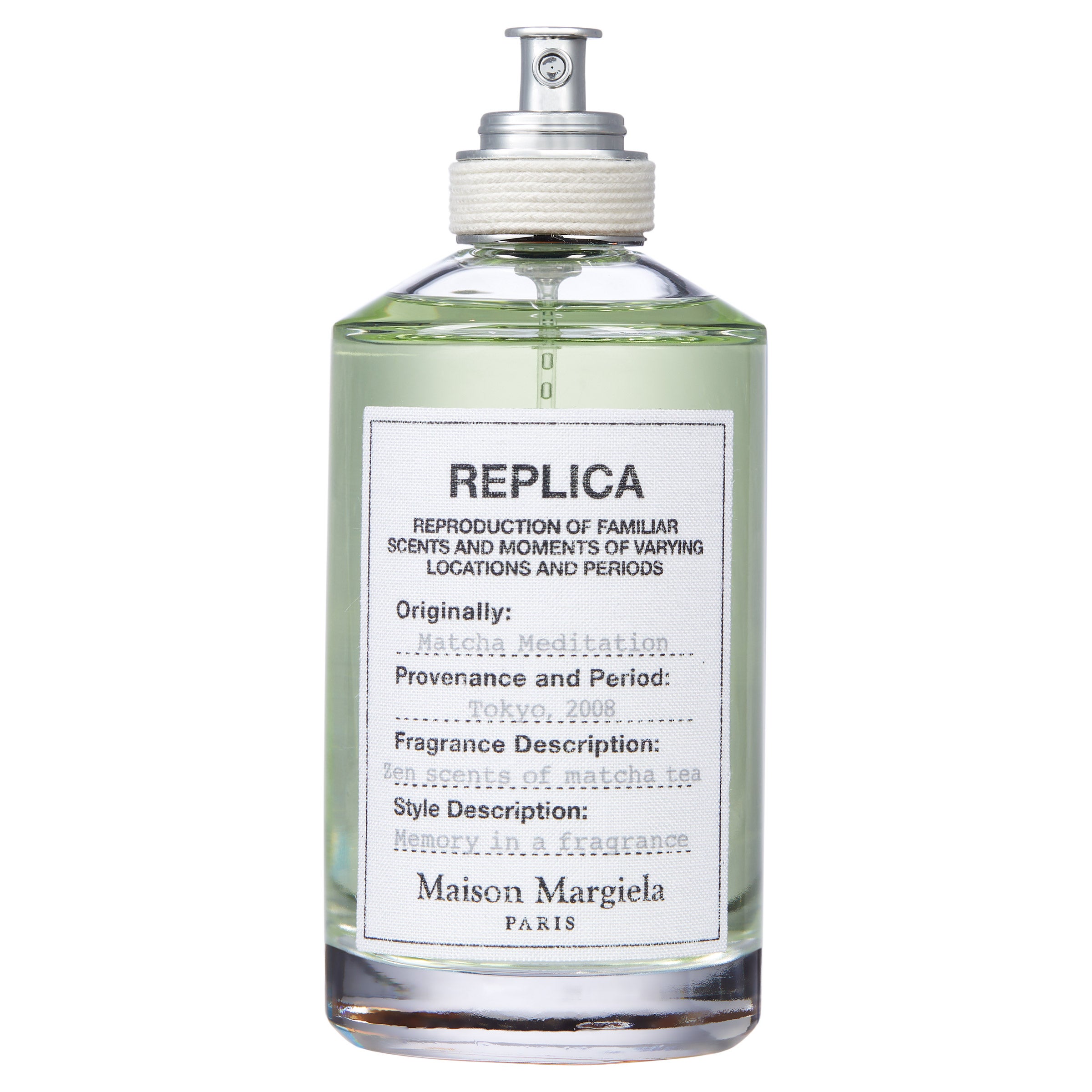 ほぼ未使用　Maison Margiela REPLICA Matcha Maison Margiela Replica Matcha Meditation Eau de Toilette, 3.4 fl