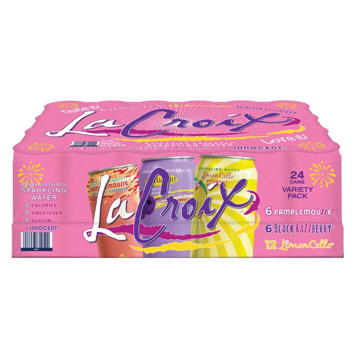 La Croix Sparkling Water, Pamplemousse, Limoncello and Black Razz