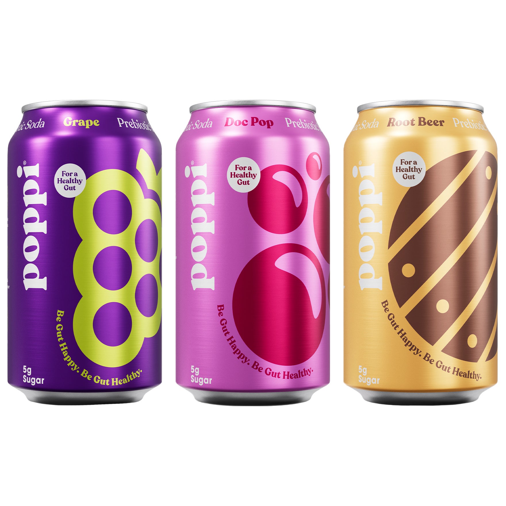 poppi Prebiotic Soda, Variety Pack, 12 fl oz, 15 ct | Costco