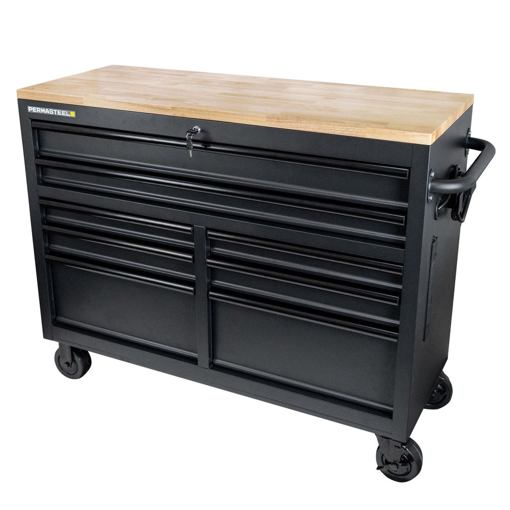 Permasteel 46in. W x 18in. D 8-Drawer Mobile Workbench | Costco