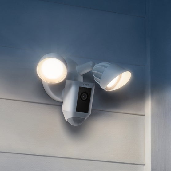 Ring Floodlight Cam 2K Wired and Ring Glass Break Sensor | Costco
