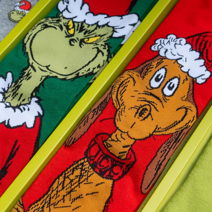Holiday Novelty Sock 4-pack, Grinch | Costco