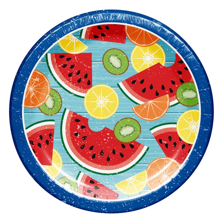 Artstyle Paper Plate & Napkin Bundle, Watermelon Festival, 400