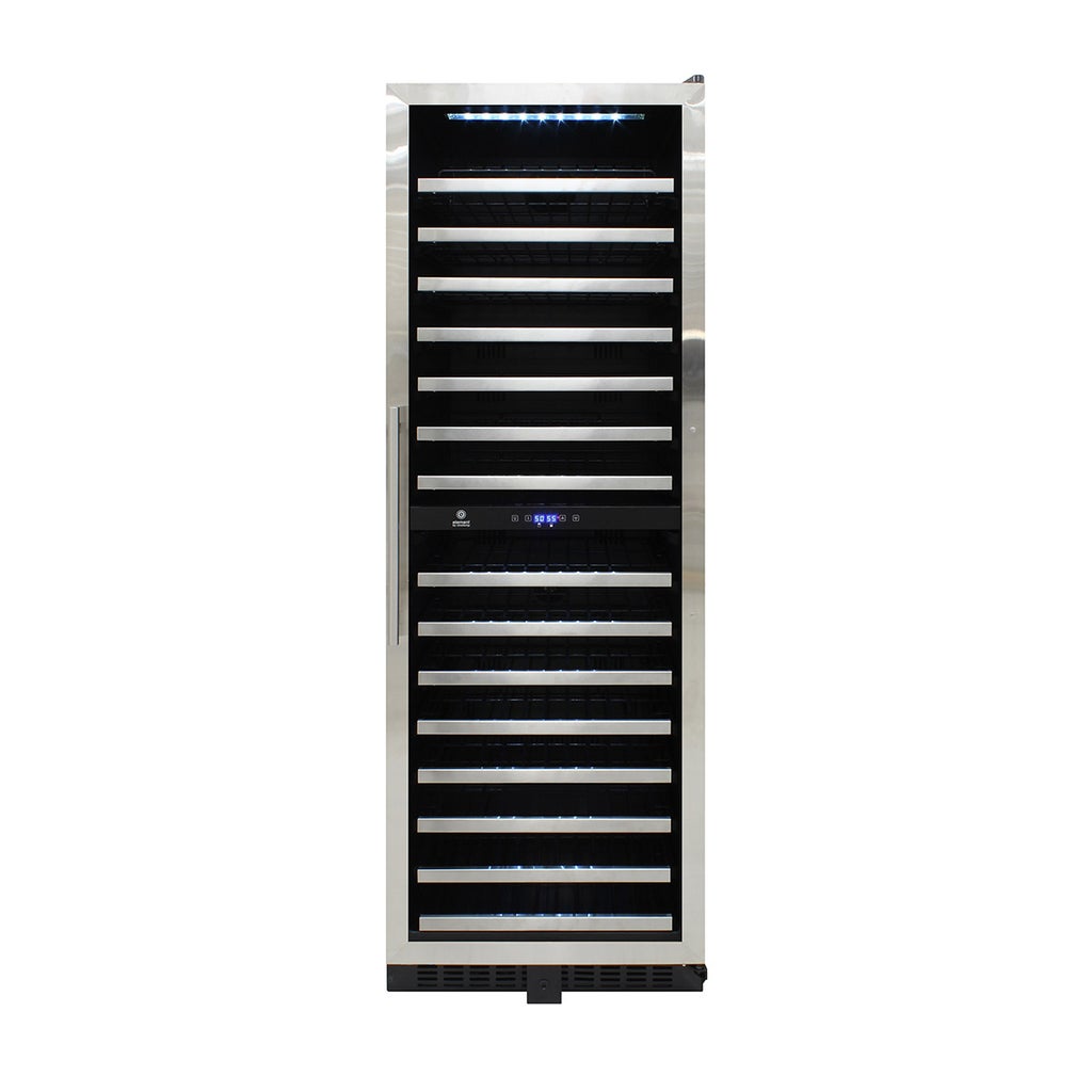 Vinotemp 155-bottle Stainless Steel Dual-zone Wine Cooler | Costco