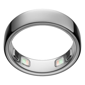 Oura Ring 5 Silver Smart Ring, Exclusive Bundle, Ring + Additional