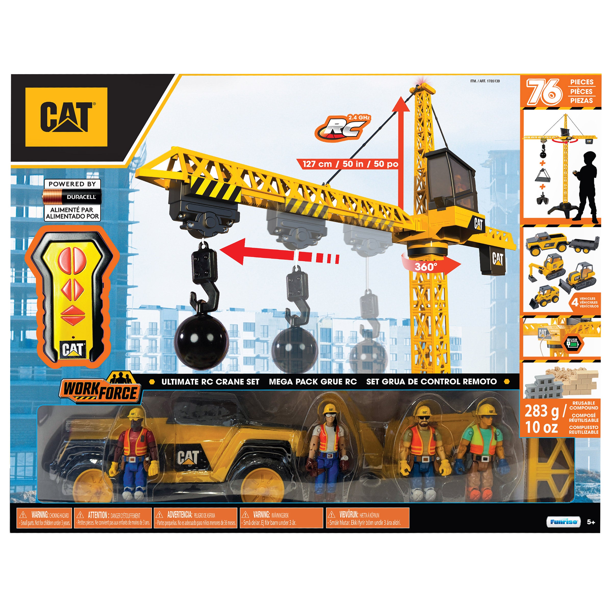 CAT Workforce Power Crane Playset RC | Costco