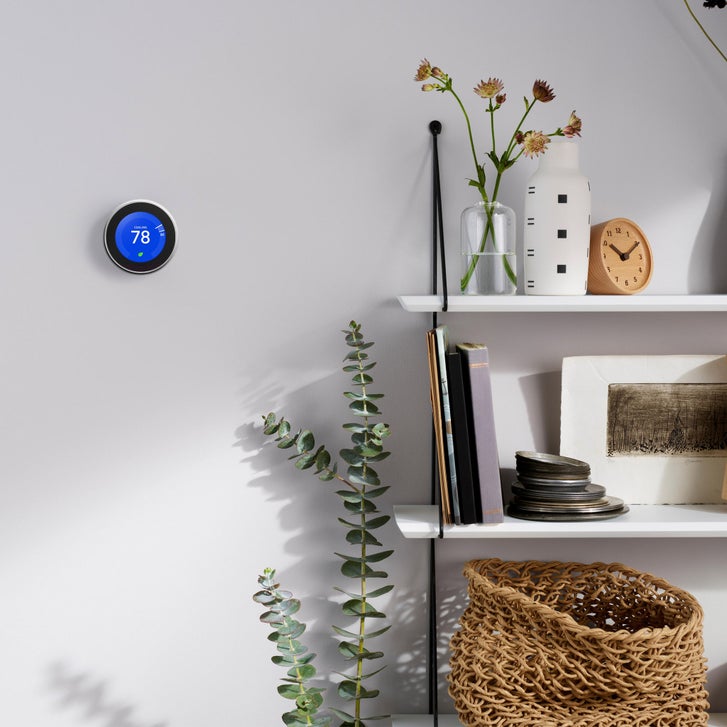 Google Nest Learning Thermostat (3rd gen), Stainless Steel | Costco