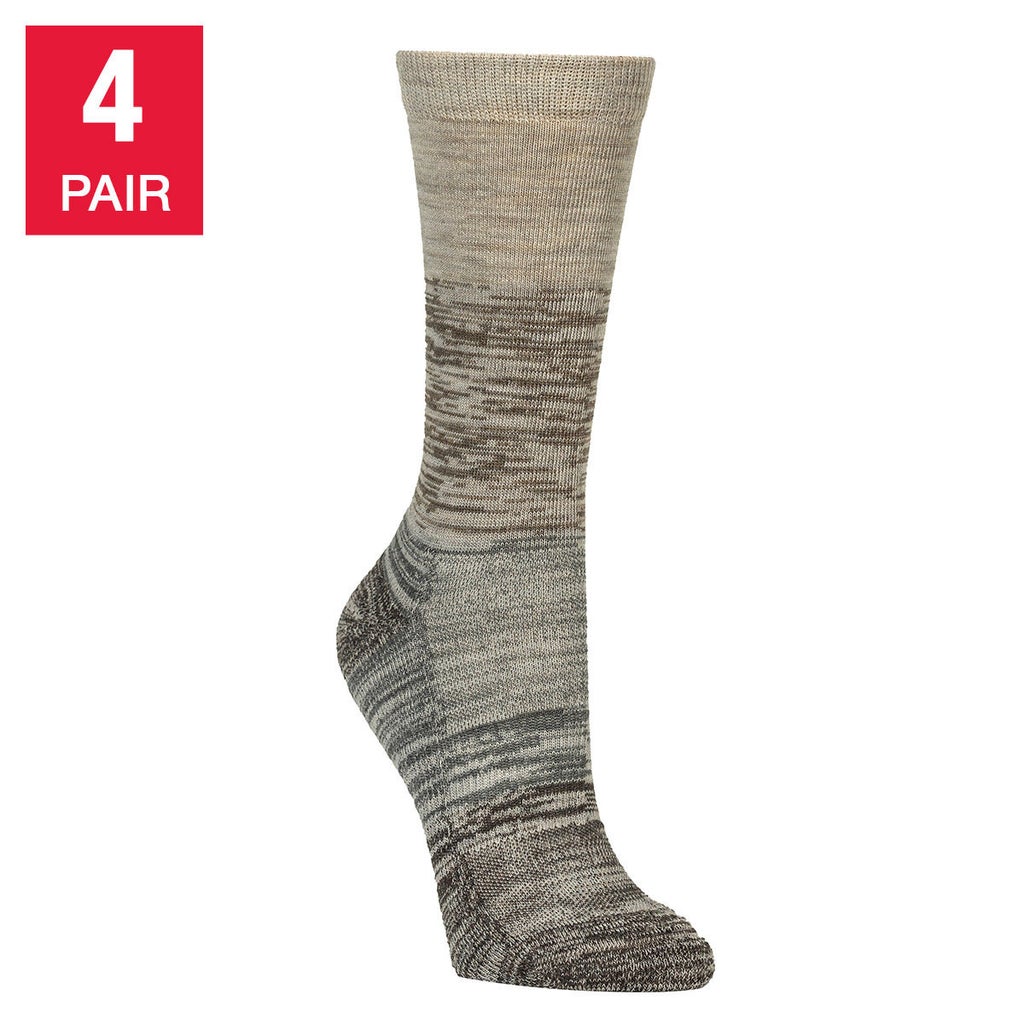 Kirkland Signature Women's Merino Wool Crew Sock, 4-pair | Costco